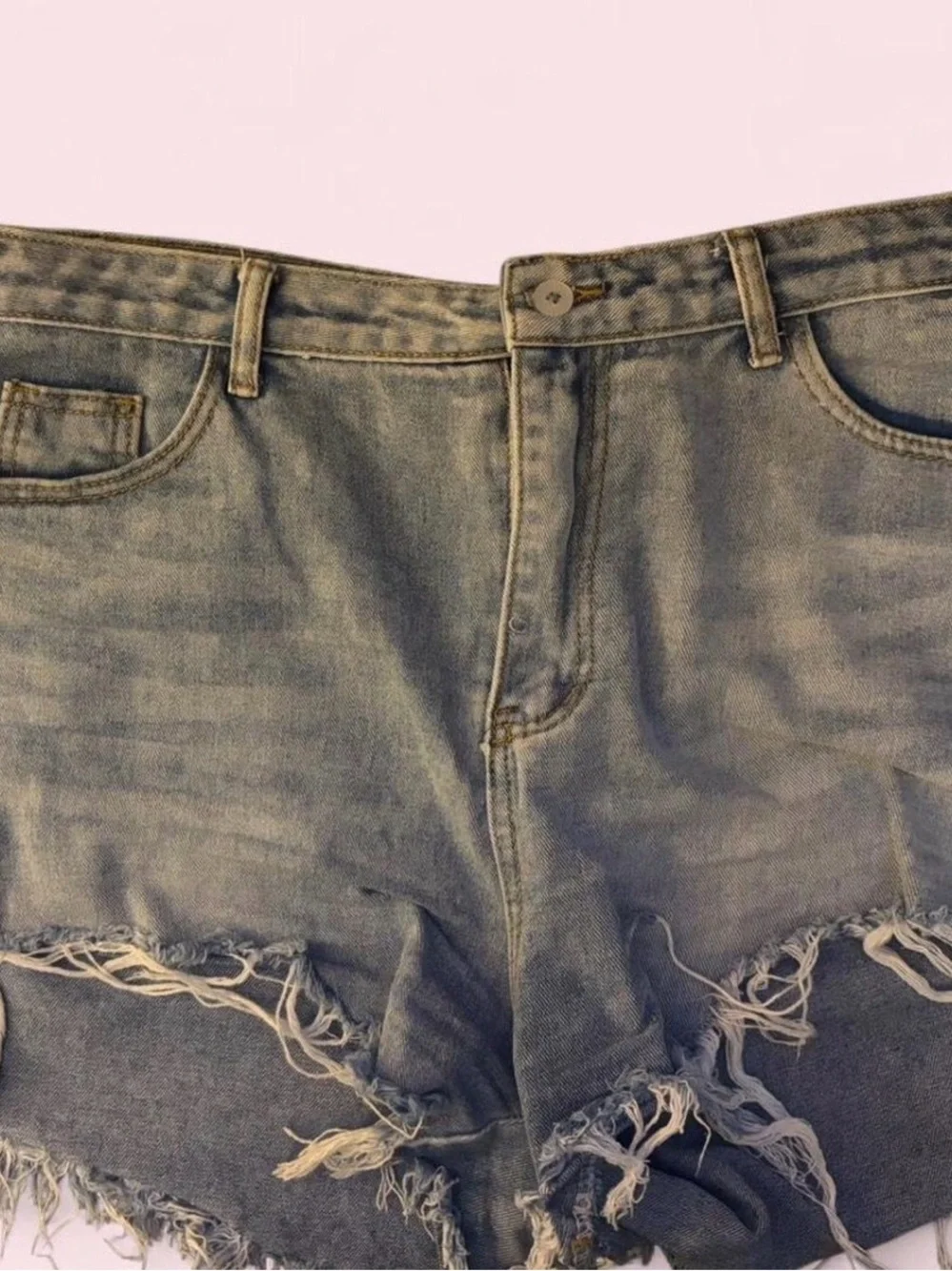 Denim Shorts - Blue